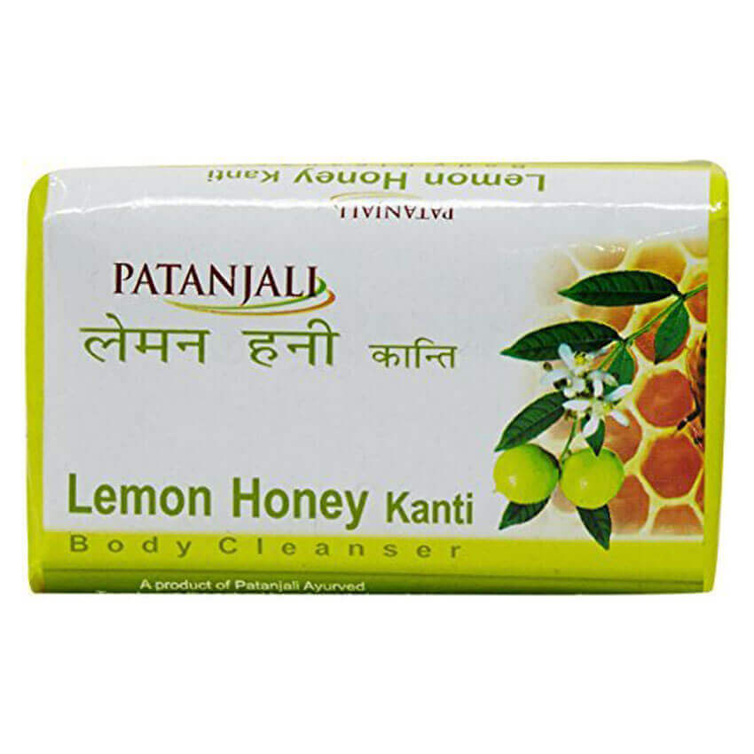 Patanjali Lemon Honey Kanti Body Soap, 75g