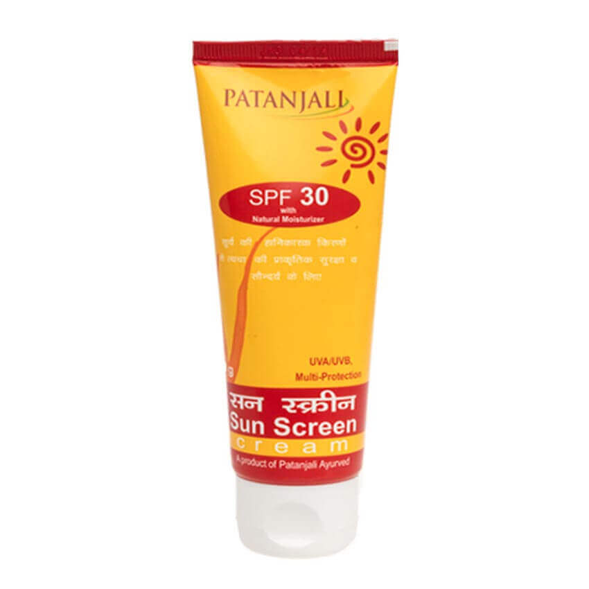 Patanjali Sun Screen Cream, 50g