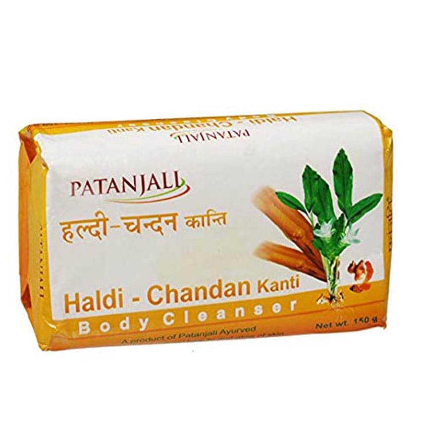 Patanjali Haldi Chandan Kanti Body Soap, 150g