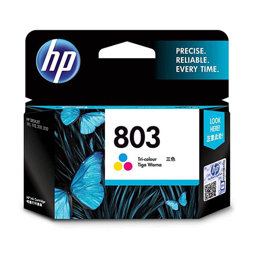 HP 803 Small Ink Cartridge, Tri-Color