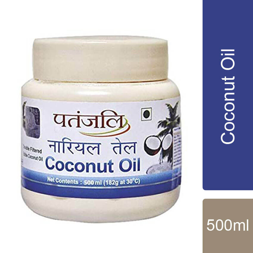 Patanjali Coconut Oil, Jar, 500ml