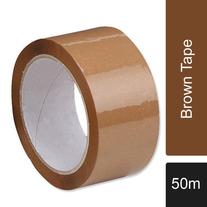 Packing Material : Plain Brown Tape , 2 Inch width, 50m Length