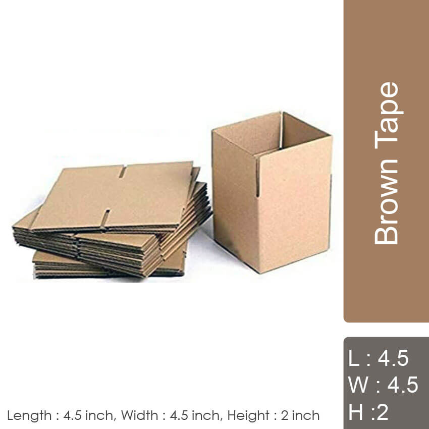 Packing Material : 3ply Corrugated Boxes, 4.5×4.5×2, 50 Box